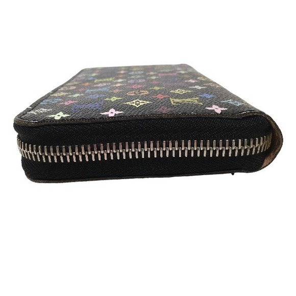 Louis Vuitton Monogram Zippy Long Wallet Multicolor Black - Picture 4 of 8